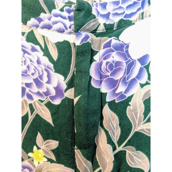 Merona Floral Print Wide Leg Cropped Pants - Picture 5 of 7